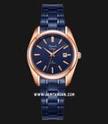Alexandre Christie Classic Steel AC 8660 LD BURBU Ladies Blue Dial Blue Stainless Steel Strap-0