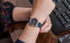 Alexandre Christie Classic Steel AC 8660 LD BURBU Ladies Blue Dial Blue Stainless Steel Strap-6