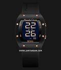Alexandre Christie Digi AC 9360 LH RRGBA Ladies Black Digital Dial Black Rubber Strap-0
