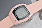 Alexandre Christie Digi AC 9360 LH RRGBALK Ladies Black Digital Dial Light Pink Rubber Strap-5