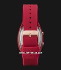 Alexandre Christie Digi AC 9360 LH RRGBARE Ladies Black Digital Dial Red Rubber Strap-2
