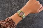 Alexandre Christie Digi AC 9385 LH BGNLE Ladies Digital Dial Green Stainless Steel Strap-6