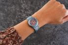 Alexandre Christie Digi AC 9385 LH BIULB Ladies Digital Dial Blue Stainless Steel Strap-6