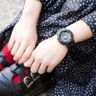 Casio Baby-G BA-110ST-1ADR Starry Sky Series Digital Analog Dial Black Twinkling Stars Resin Band-4