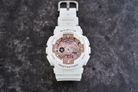 Casio Baby-G BA-110X-7A1DR Digital Analog Rose Gold Dial White Resin Band-4
