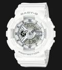 Casio Baby-G BA-110X-7A3DR Digital Analog Dial White Resin Band-0
