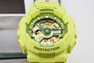 Casio Baby-G BA-110YK-3ADR Y2K Inspired Digital Analog Dial Green Resin Band-5