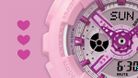 Casio Baby-G BA-110YK-4ADR Y2K Inspired Digital Analog Dial Pink Resin Band-3