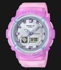 Casio Baby-G BGA-280-6ADR Standard Ladies Digital Analog Dial Light Purple Clear Resin Band-0