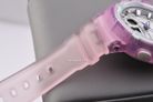 Casio Baby-G BGA-280-6ADR Standard Ladies Digital Analog Dial Light Purple Clear Resin Band-8