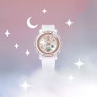 Casio Baby-G BGA-290DS-7ADR Moon & Stars Digital Analog Gradation Dial White Resin Band-10