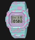 Casio Baby-G X Roxy BGD-565RX-2JR 30th Anniversary Digital Dial Blue Pattern Resin Band-0