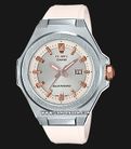 Casio Baby-G MSG Series MSG-S500-7ADR Tough Solar Silver Dial White Resin Band-0