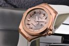 Casio Baby-G MSG Series MSG-S500G-7A2DR Ladies Tough Solar Rose Gold Dial White Resin Band-8