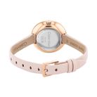 Calvin Klein Confidence 25200025 Ladies Silver Dial Pink Leather Strap ...