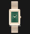 Calvin Klein Styled 25200395 Green Dial Rose Gold Stainless Steel Strap-0