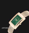 Calvin Klein Styled 25200395 Green Dial Rose Gold Stainless Steel Strap-1