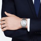 Cartier Santos de Cartier WSSA0018 Men White Dial Stainless Steel Strap-5