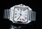 Cartier Santos de Cartier WSSA0018 Men White Dial Stainless Steel Strap-6