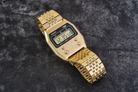 Casio General A1100G-5DF Digital Dial Gold Stainless Steel Band-5