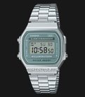 Casio General A168WA-3AYDF Vintage Youth Digital Dial Stainless Steel Band-0