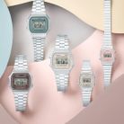 Casio General A168WA-3AYDF Vintage Youth Digital Dial Stainless Steel Band-1