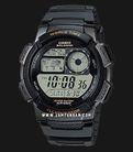Casio General AE-1000W-1AVDF Sporty Digital Dial Black Resin Band-0