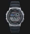 Casio General AE-1000W-1BVDF 10 Year Battery Life Digital Dial Black Resin Band-0