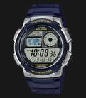 Casio General AE-1000W-2AVDF 10 Year Battery Water Resistance 100M Blue Resin Band-0