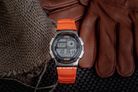 Casio General AE-1000W-4BVDF 10 Year Battery Water Resistance 100M Orange Resin Band-4