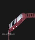 Casio General CA-53WF-4BDF Data Bank Digital Dial Red Resin Band-1