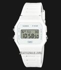 Casio General F-91WB-7ADF Digital Dial White Resin Band-0