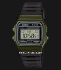 Casio General F-91WM-3ADF Digital Dial Black Resin Band-0