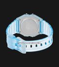 Casio General F-91WS-2DF Digital Dial Light Blue Clear Rubber Band-2