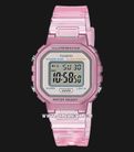 Casio General LA-20WHS-4ADF Digital Dial Pink Transparent Resin Band-0