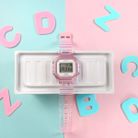 Casio General LA-20WHS-4ADF Digital Dial Pink Transparent Resin Band-4