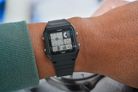 Casio General LF-20W-1ADF Pop Digital Dial Black Resin Band-8