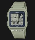 Casio General LF-20W-3ADF Pop Digital Dial Sage Green Resin Band-0