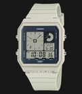 Casio General LF-20W-8ADF Pop Digital Dial Cream Resin Band-0