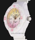 Casio General LRW-200H-4E2VDR Water Resistant 100M Dual Tone Dial White Resin Band-1
