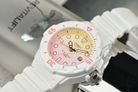 Casio General LRW-200H-4E2VDR Water Resistant 100M Dual Tone Dial White Resin Band-7
