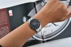 Casio General LTP-2023VM-1CDR Black Dial Mesh Band + Bangle-9