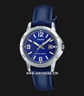 Casio General LTP-V004L-2BUDF Ladies Blue Dial Blue Leather Strap-0