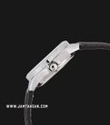 Casio General LTP-V004L-7AUDF Ladies Silver Dial Black Leather Band-1