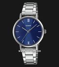 Casio General LTP-VT02D-2AUDF Ladies Blue Dial Stainless Steel Strap-0
