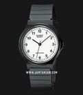 Casio General MQ-24-7BLDF Classic White Dial Black Resin Band-0