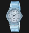 Casio General MQ-24S-2BDF Pop Light Blue Dial Blue Transparent Resin Band-0