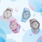Casio General MQ-24S-2BDF Pop Light Blue Dial Blue Transparent Resin Band-4