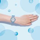 Casio General MQ-24S-2BDF Pop Light Blue Dial Blue Transparent Resin Band-6