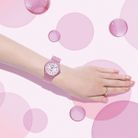 Casio Standard MQ-24S-4BDF Pop Pink Dial Pink Transparent Resin Band-5